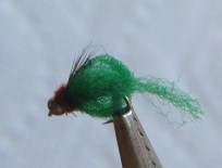 Bead Head, LaFontaine Green Sparkle Pupa